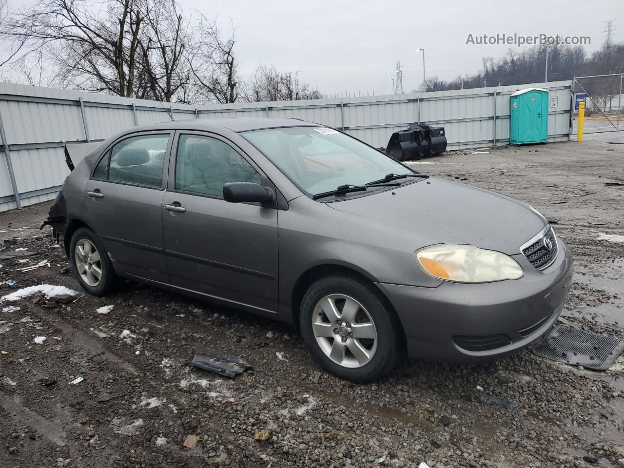 2005 Toyota Corolla Ce Gray vin: 2T1BR32EX5C552529