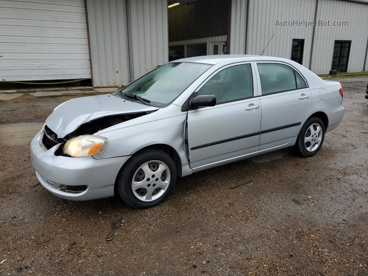 2008 Toyota Corolla Ce Silver vin: 2T1BR32EX8C879274