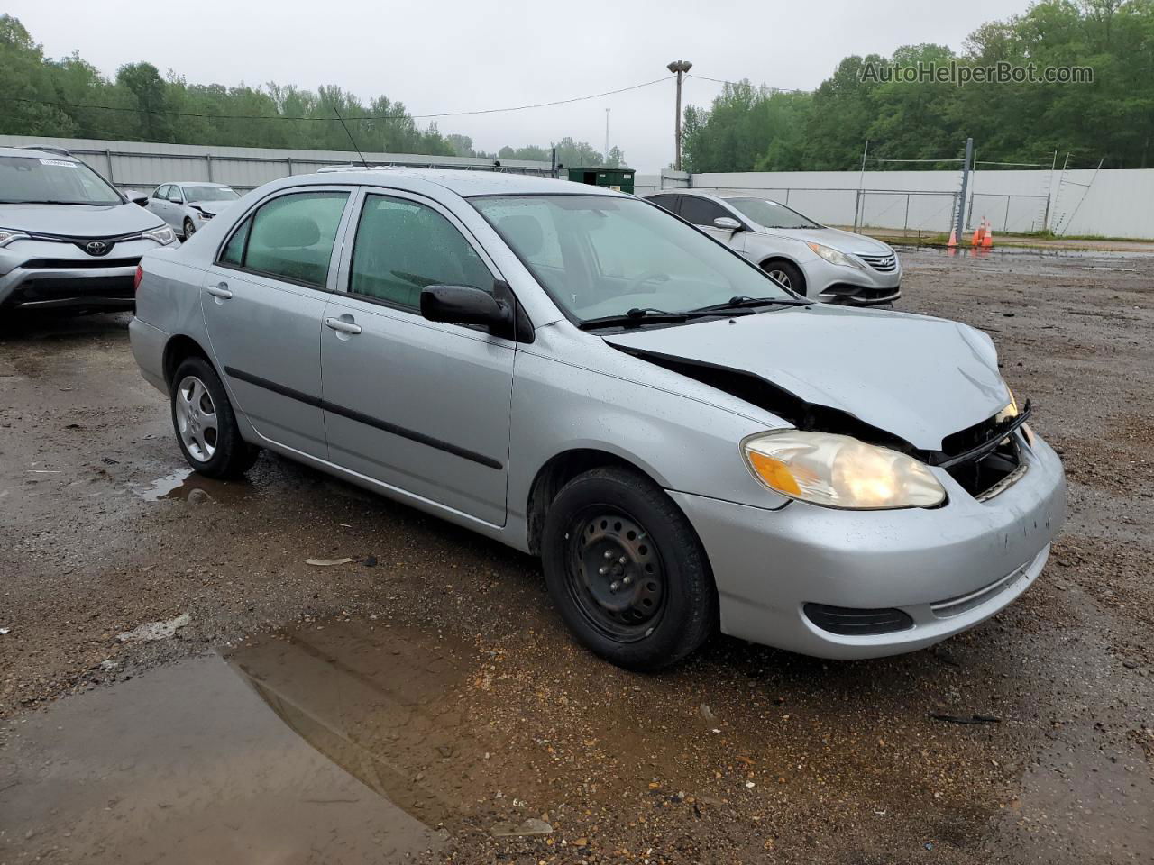 2008 Toyota Corolla Ce Silver vin: 2T1BR32EX8C879274