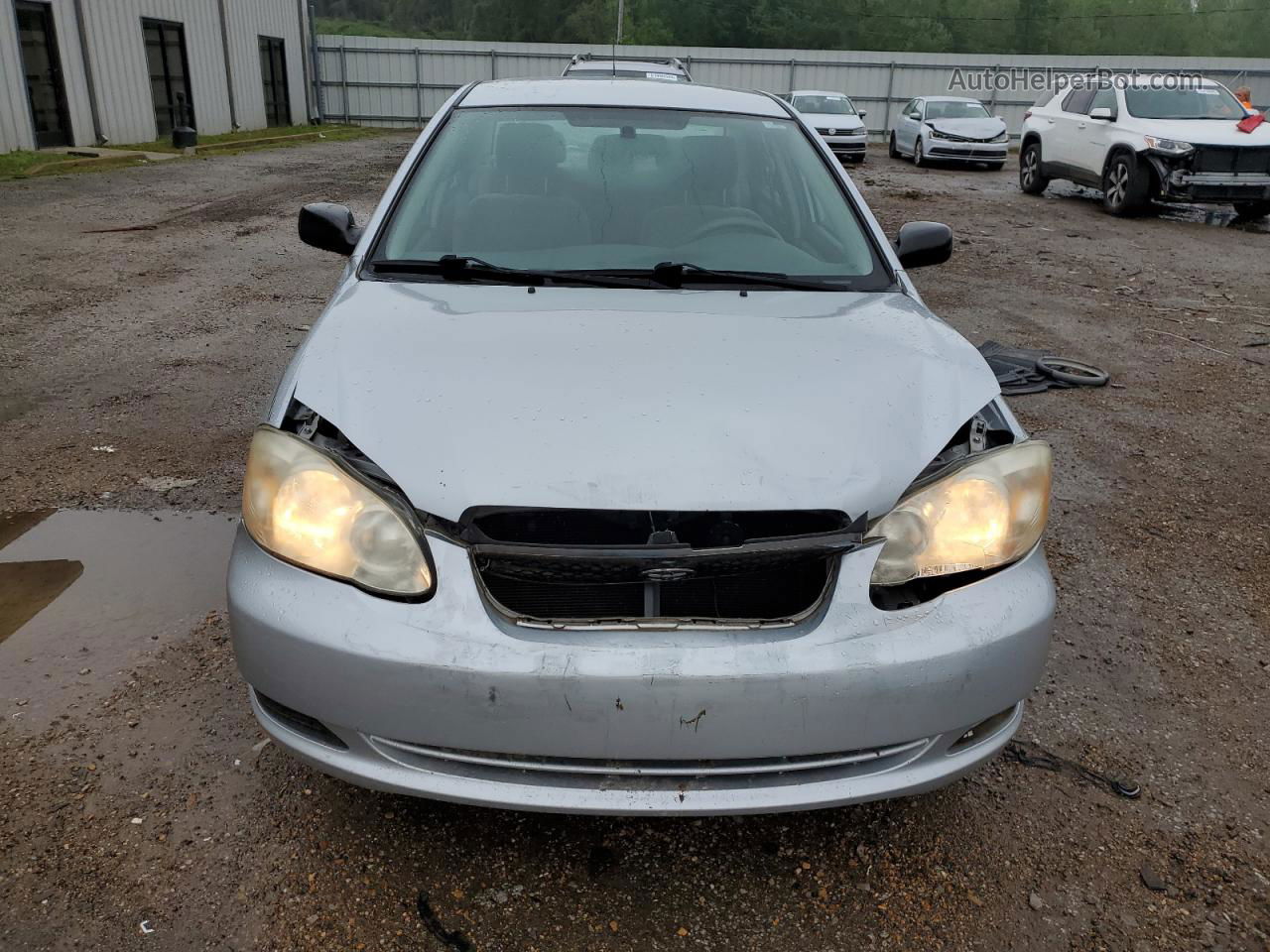 2008 Toyota Corolla Ce Silver vin: 2T1BR32EX8C879274