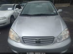 2003 Toyota Corolla Le Silver vin: 2T1BR38E03C006035