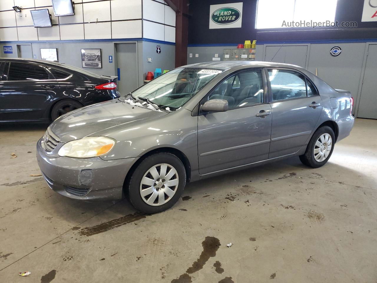 2004 Toyota Corolla Ce Gray vin: 2T1BR38E04C209136