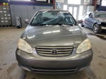 2004 Toyota Corolla Ce Gray vin: 2T1BR38E04C209136