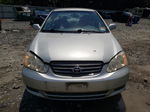 2003 Toyota Corolla Ce Silver vin: 2T1BR38E13C137992