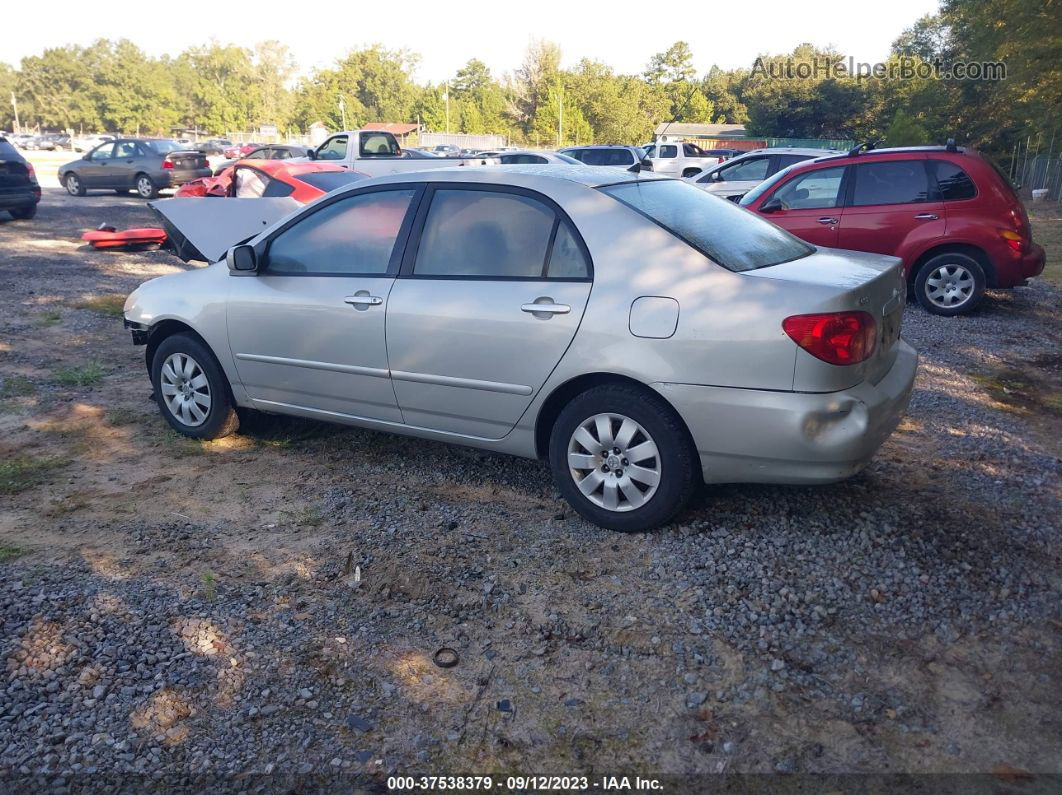 2004 Toyota Corolla Ce/s/le Silver vin: 2T1BR38E14C207475