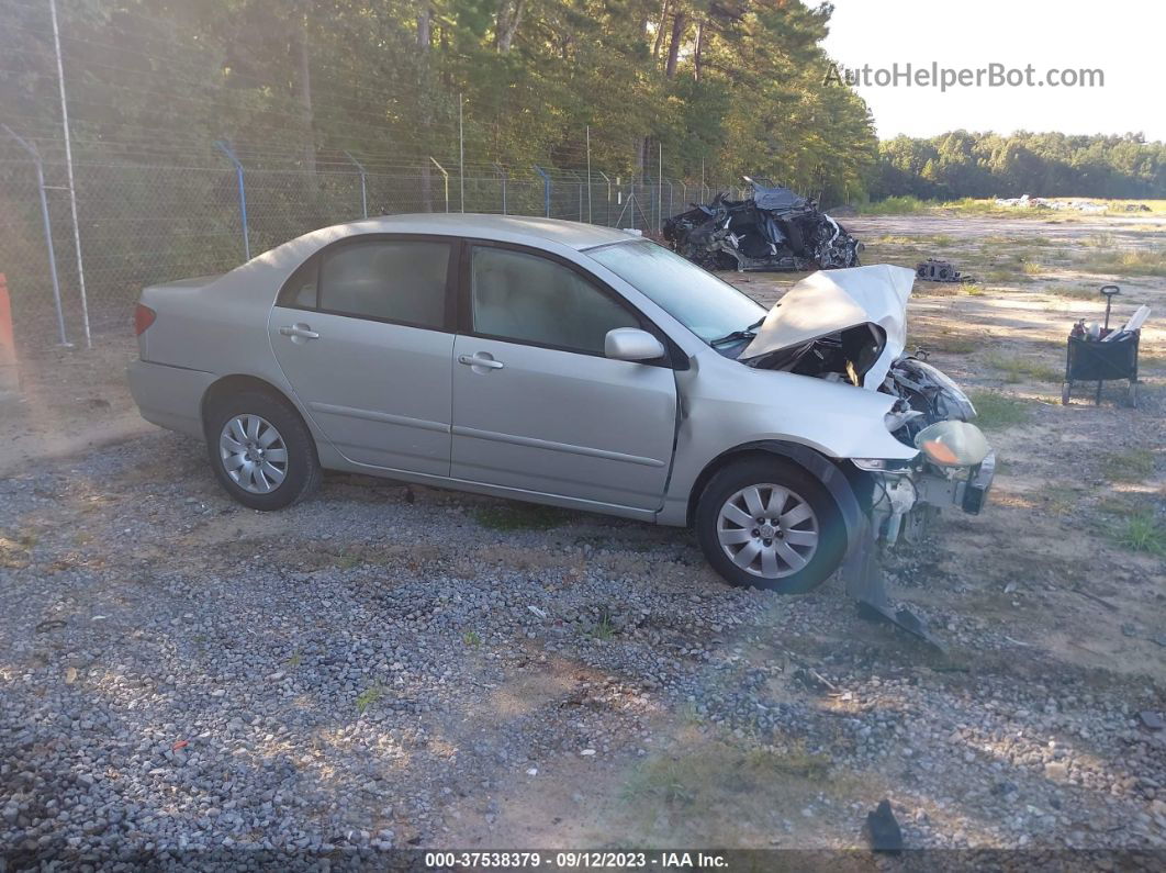 2004 Toyota Corolla Ce/s/le Silver vin: 2T1BR38E14C207475