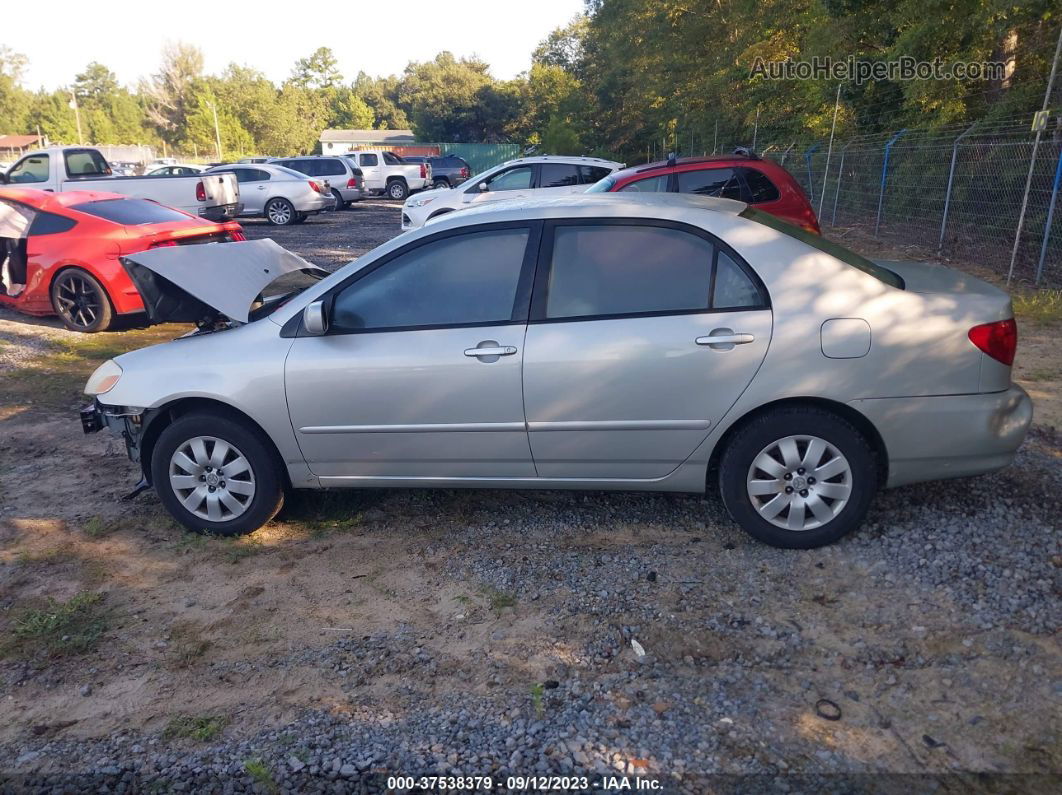 2004 Toyota Corolla Ce/s/le Silver vin: 2T1BR38E14C207475