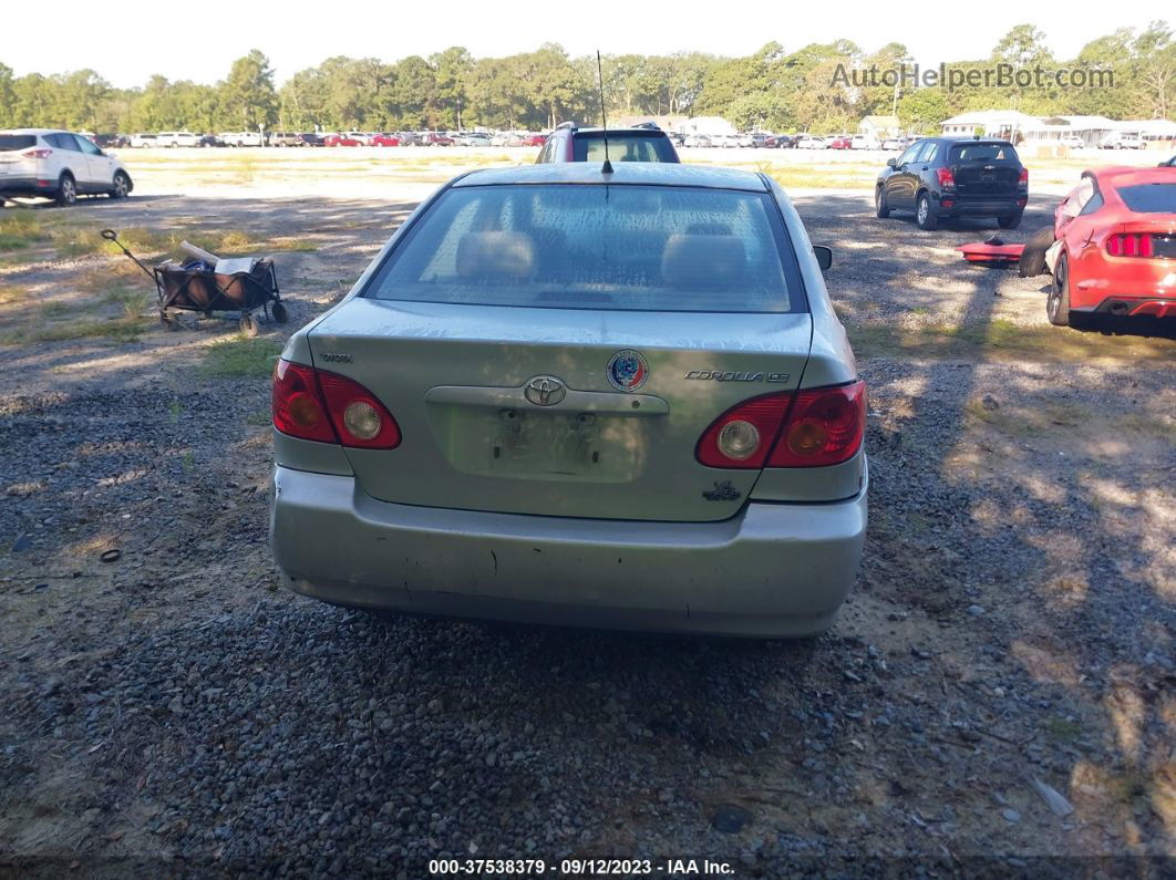 2004 Toyota Corolla Ce/s/le Silver vin: 2T1BR38E14C207475