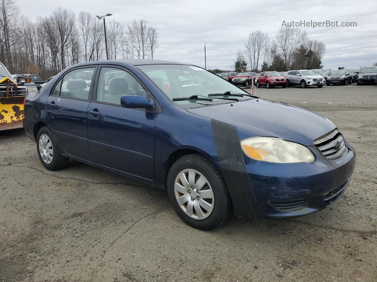 2004 Toyota Corolla Ce Blue vin: 2T1BR38E14C307821