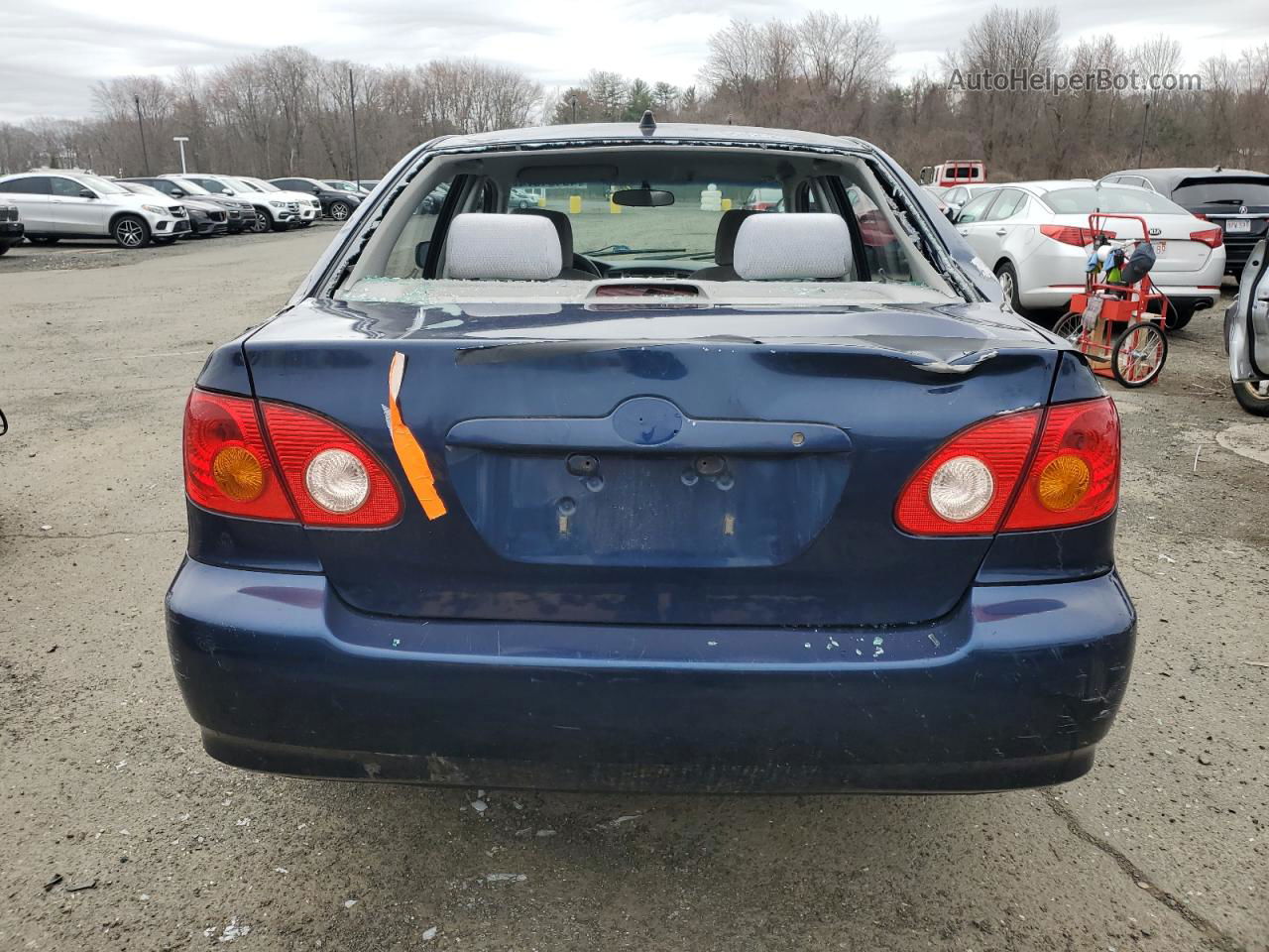 2004 Toyota Corolla Ce Blue vin: 2T1BR38E14C307821