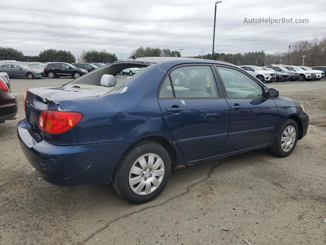 2004 Toyota Corolla Ce Blue vin: 2T1BR38E14C307821