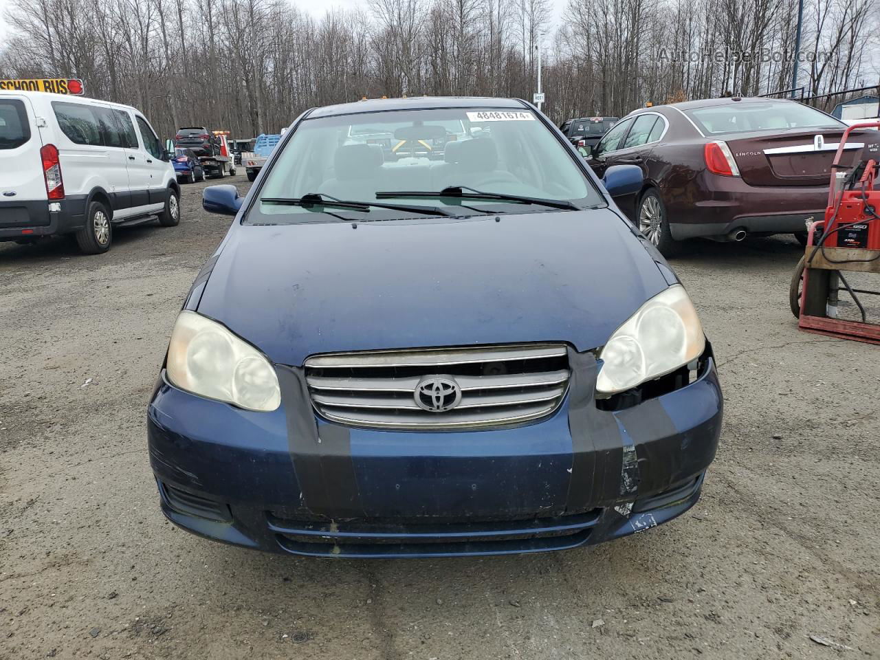 2004 Toyota Corolla Ce Blue vin: 2T1BR38E14C307821