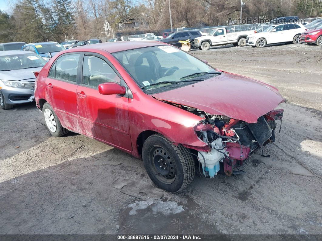 2004 Toyota Corolla Le Red vin: 2T1BR38E14C316034