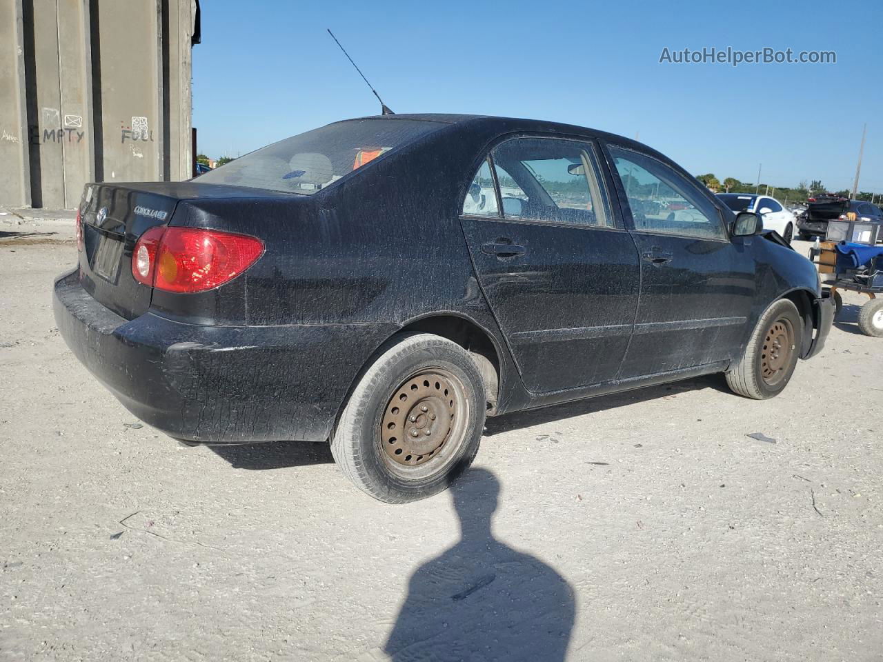 2004 Toyota Corolla Ce Black vin: 2T1BR38E34C169201