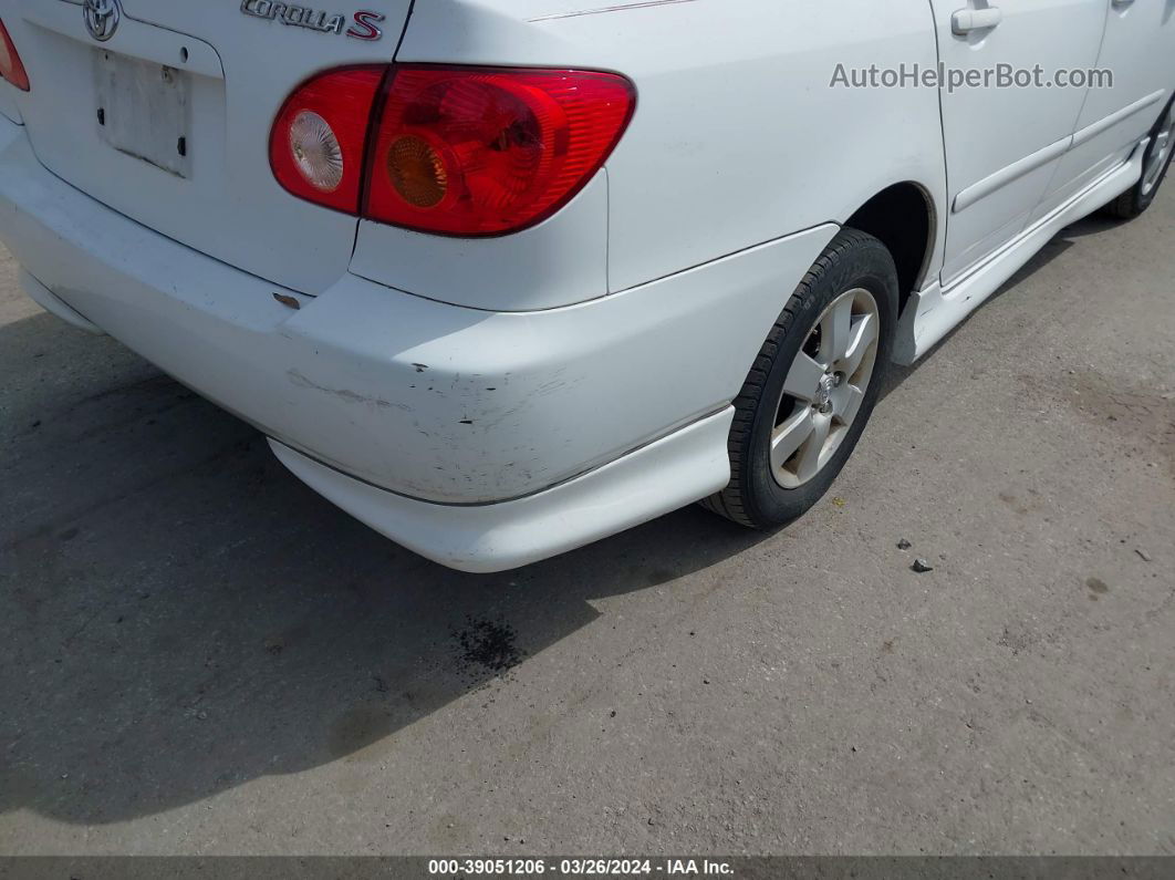 2004 Toyota Corolla S White vin: 2T1BR38E34C177752