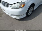 2004 Toyota Corolla S White vin: 2T1BR38E34C177752