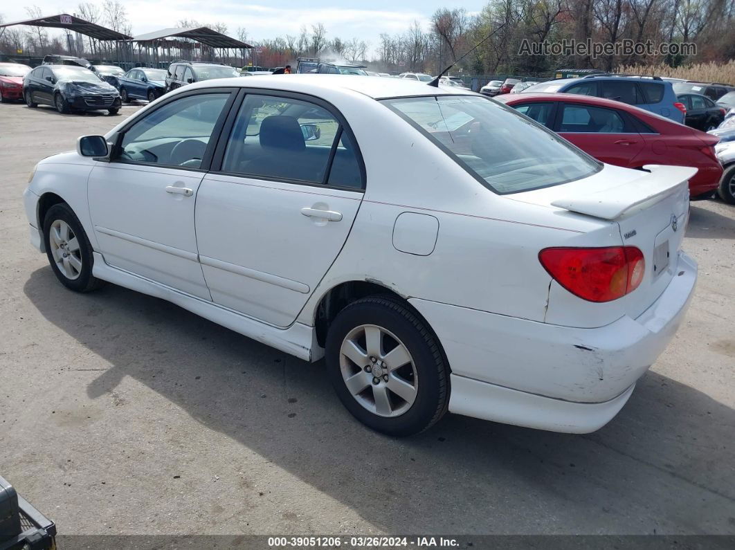 2004 Toyota Corolla S White vin: 2T1BR38E34C177752