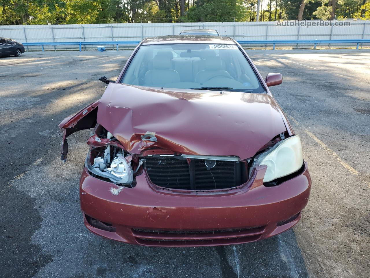 2004 Toyota Corolla Ce Maroon vin: 2T1BR38E34C219949