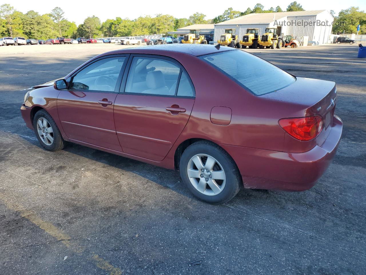 2004 Toyota Corolla Ce Maroon vin: 2T1BR38E34C219949