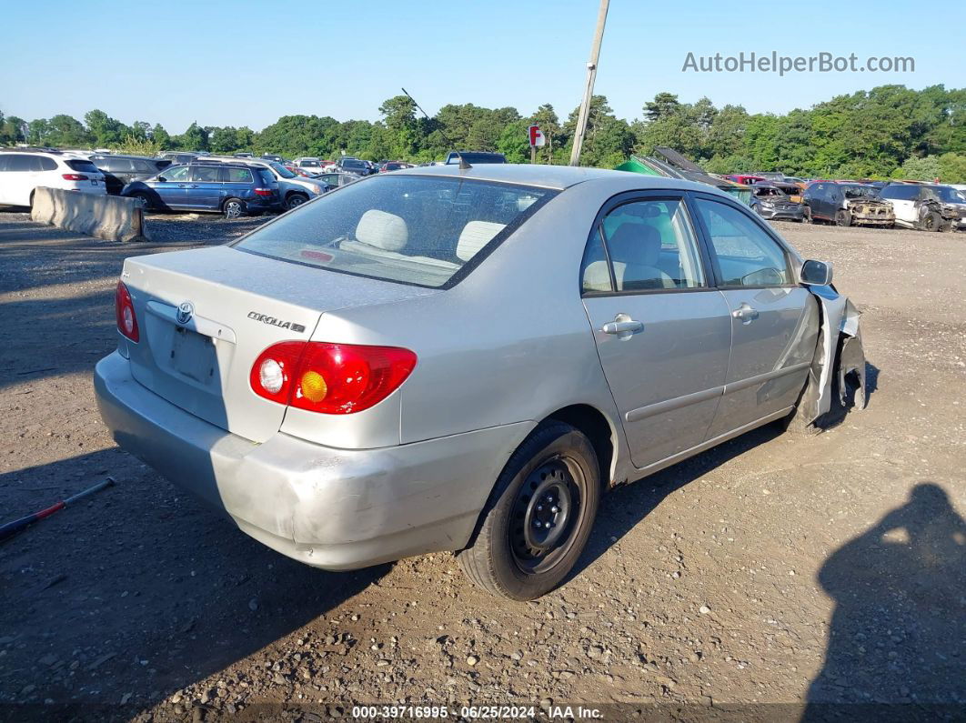 2004 Toyota Corolla Le Gray vin: 2T1BR38E34C279150