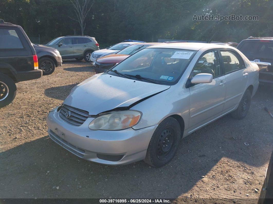 2004 Toyota Corolla Le Gray vin: 2T1BR38E34C279150