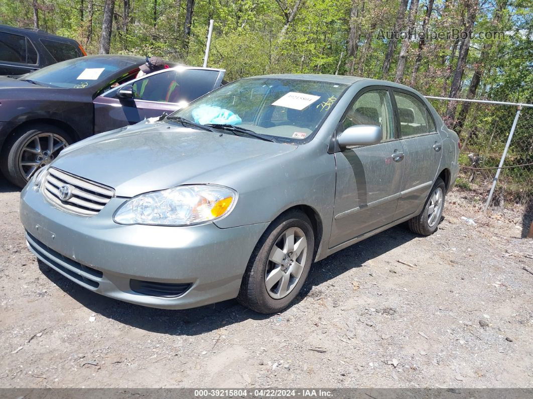 2004 Toyota Corolla Le Gray vin: 2T1BR38E44C303228