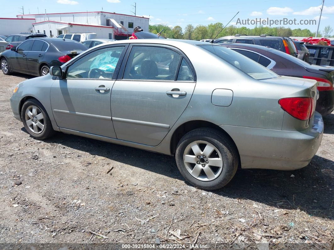 2004 Toyota Corolla Le Gray vin: 2T1BR38E44C303228