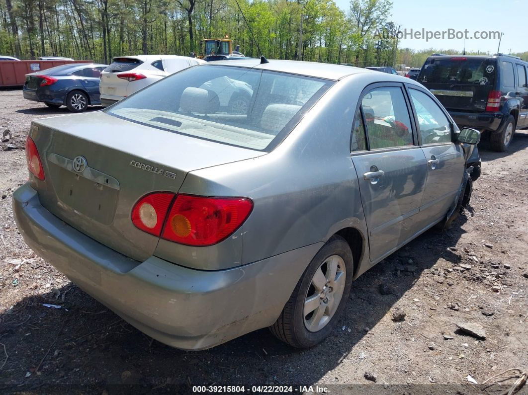 2004 Toyota Corolla Le Gray vin: 2T1BR38E44C303228