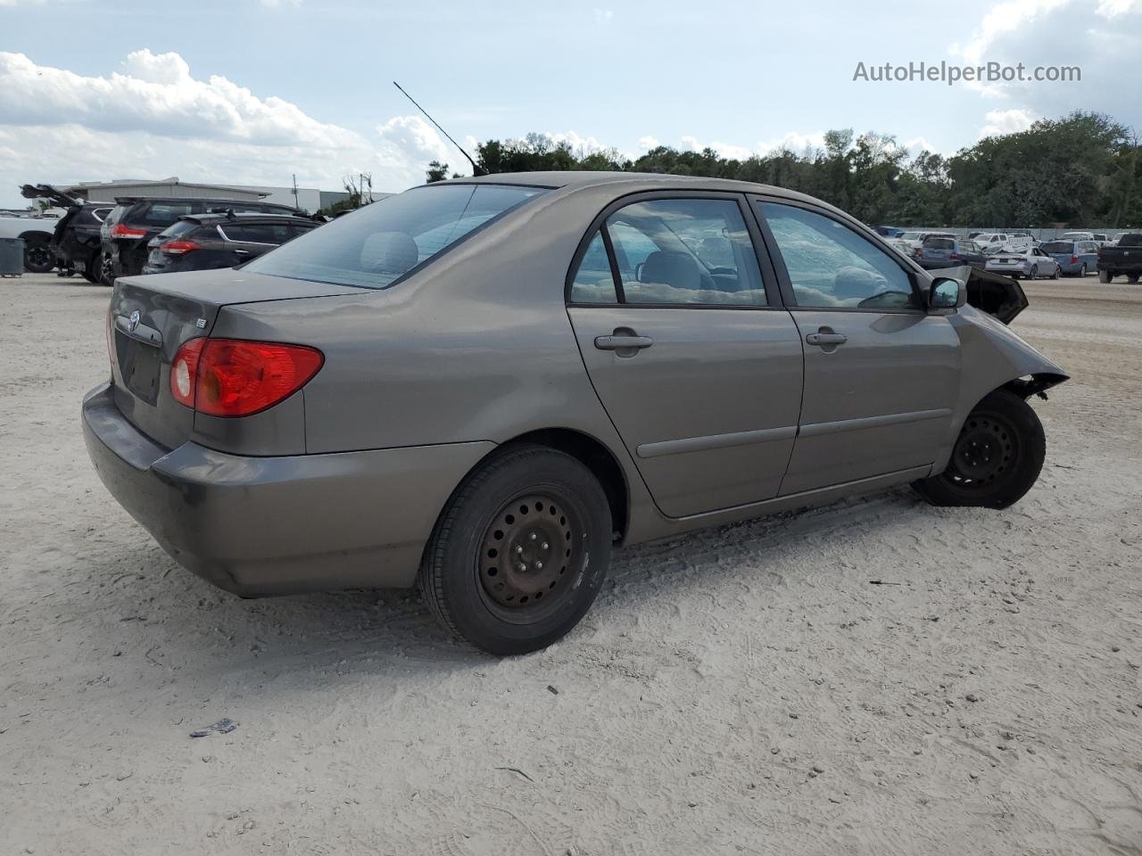 2004 Toyota Corolla Ce Gray vin: 2T1BR38E54C185335