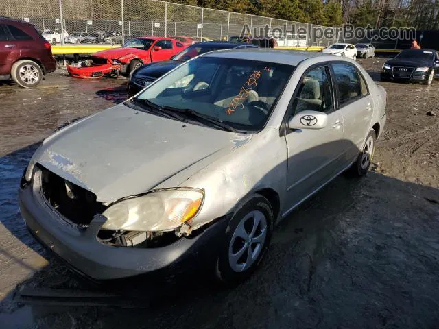 2003 Toyota Corolla Ce Gray vin: 2T1BR38E83C089357