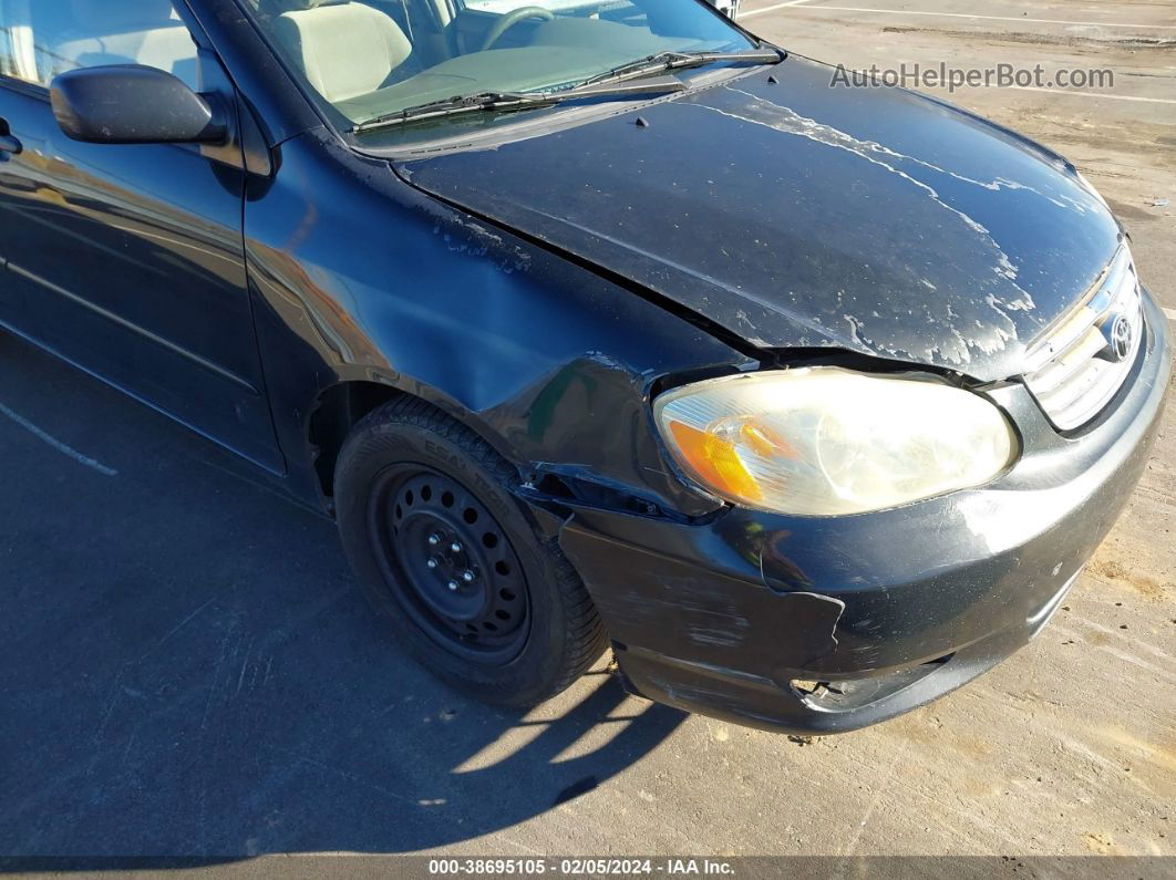 2003 Toyota Corolla Le Black vin: 2T1BR38E83C130666