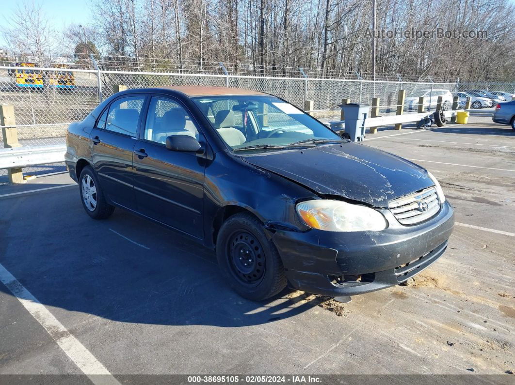 2003 Toyota Corolla Le Black vin: 2T1BR38E83C130666