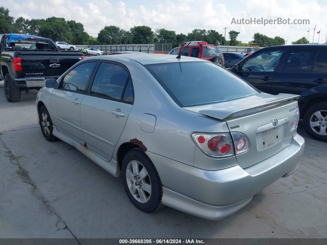 2003 Toyota Corolla S Silver vin: 2T1BR38E93C100656