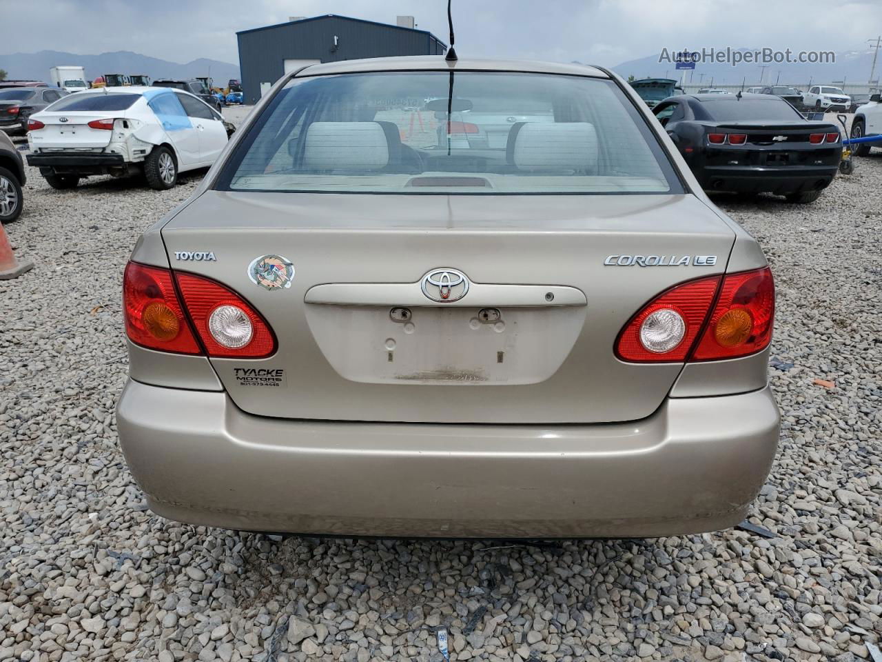 2004 Toyota Corolla Ce Beige vin: 2T1BR38EX4C313987