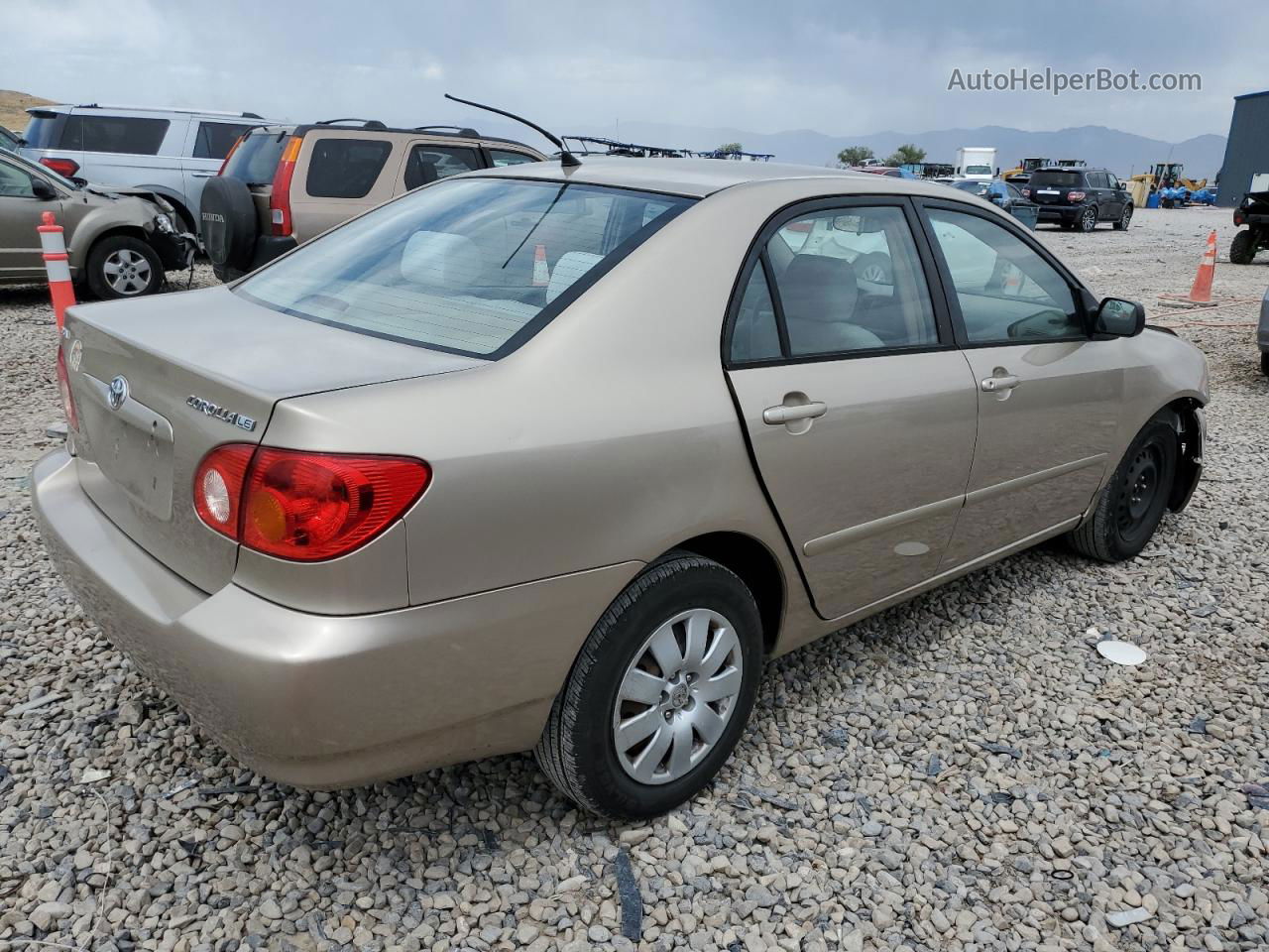 2004 Toyota Corolla Ce Beige vin: 2T1BR38EX4C313987