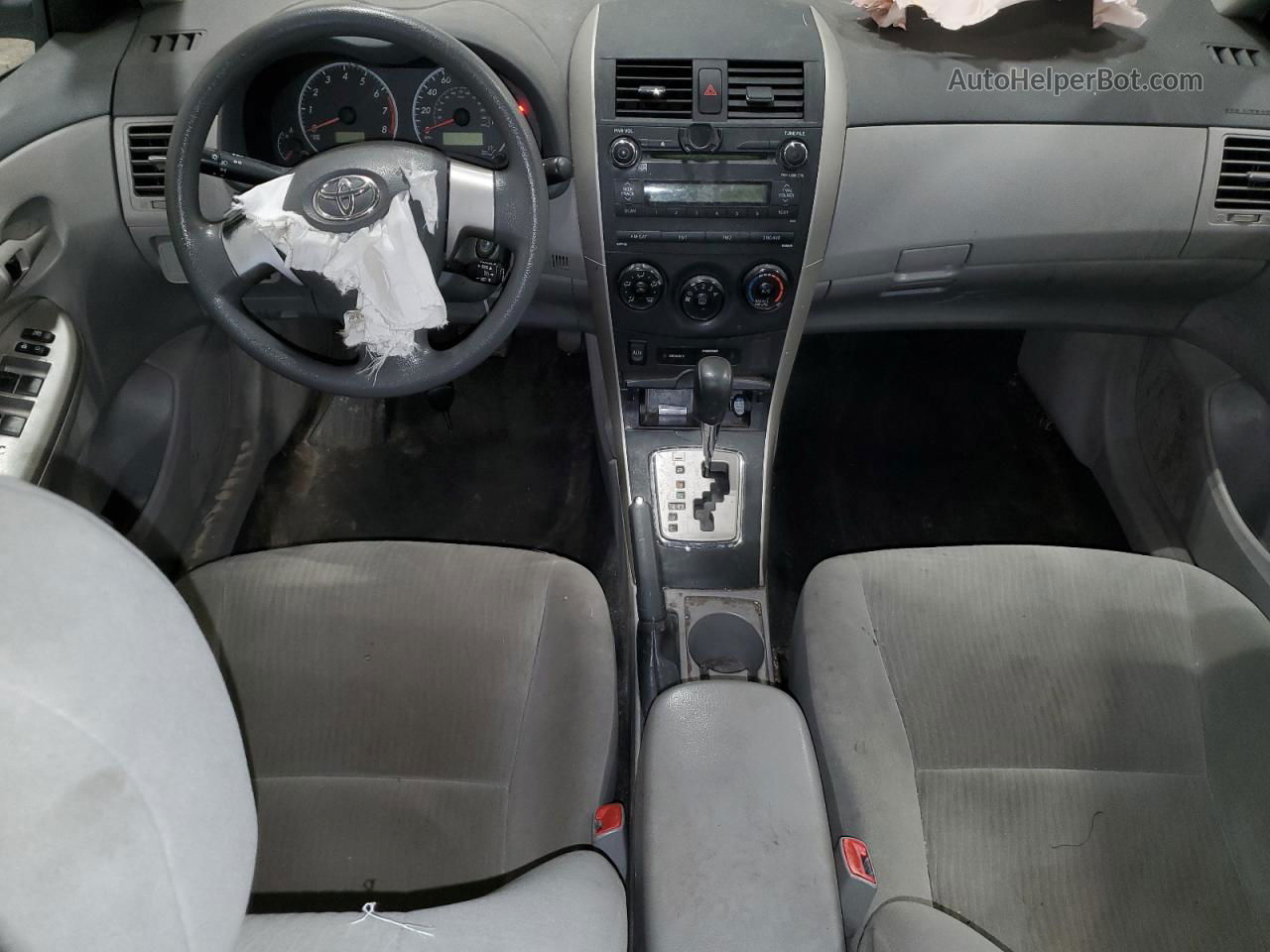 2010 Toyota Corolla Base Серебряный vin: 2T1BU4EE0AC196991