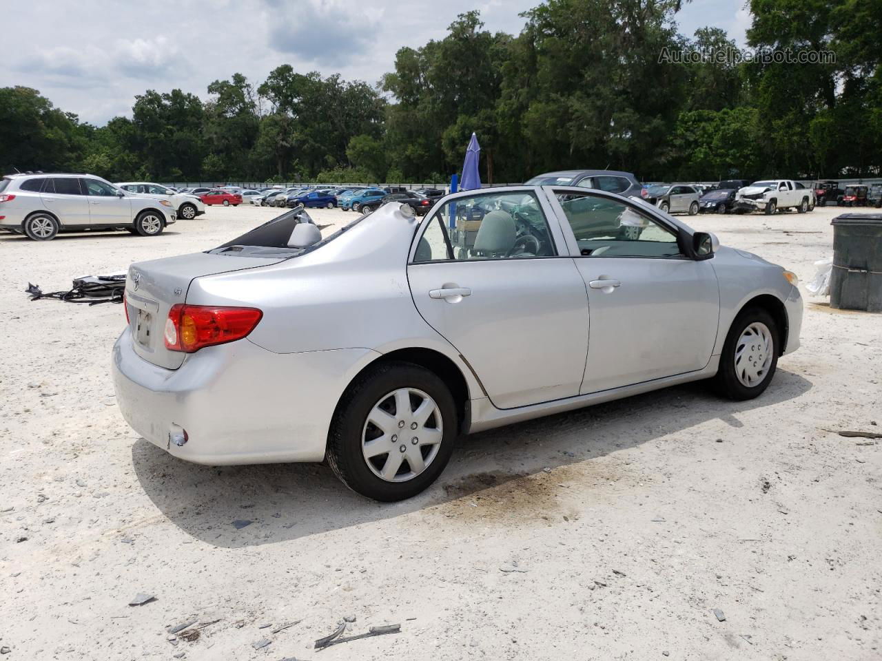 2010 Toyota Corolla Base Silver vin: 2T1BU4EE0AC197669