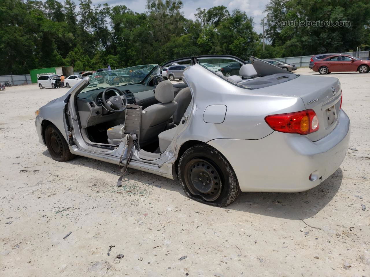 2010 Toyota Corolla Base Silver vin: 2T1BU4EE0AC197669