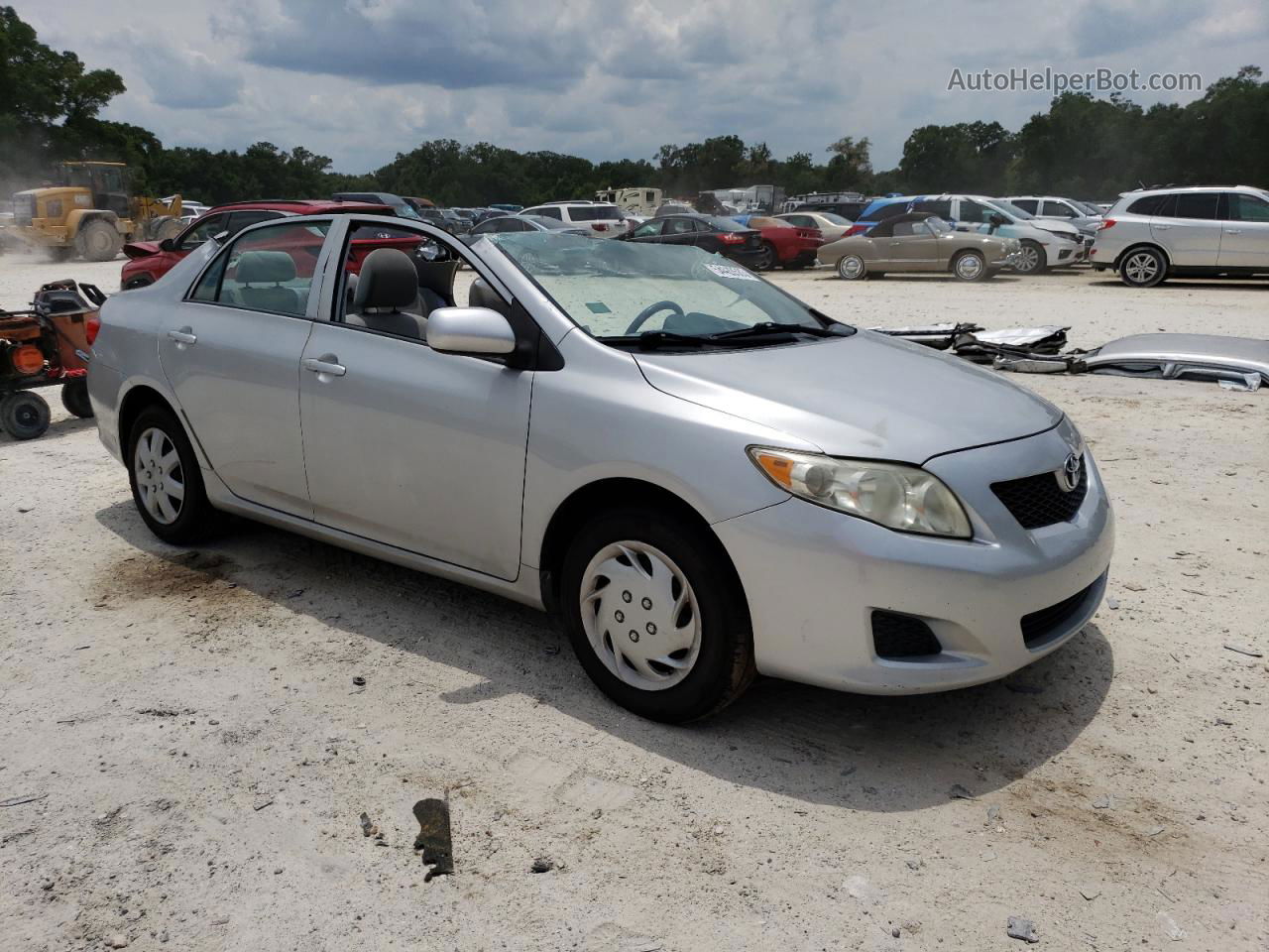 2010 Toyota Corolla Base Silver vin: 2T1BU4EE0AC197669