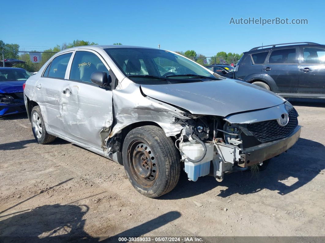 2010 Toyota Corolla Le Silver vin: 2T1BU4EE0AC242173