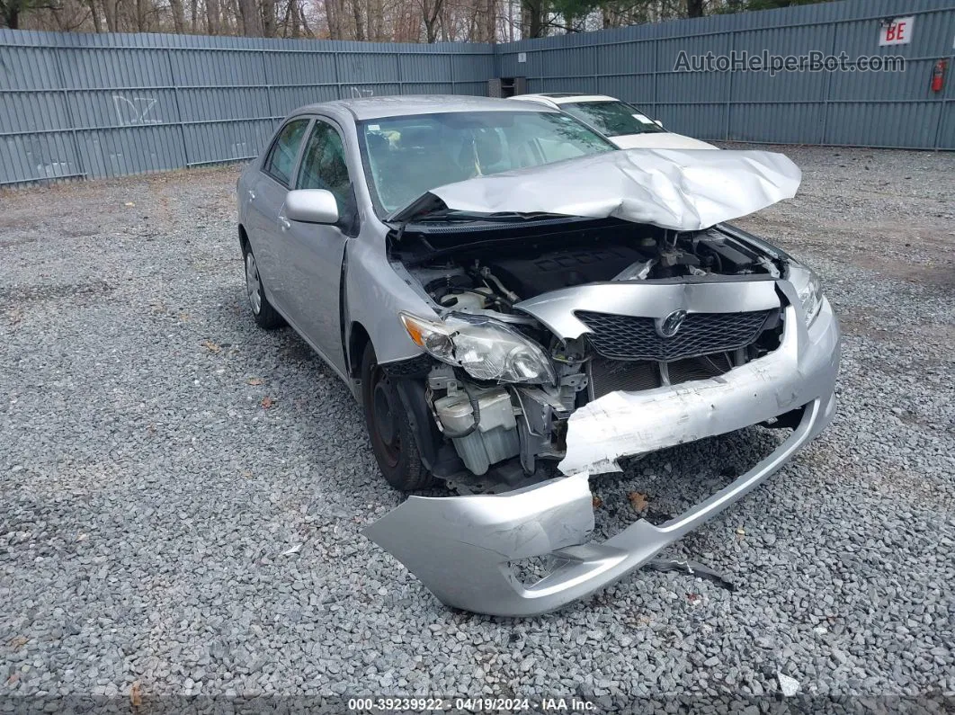 2010 Toyota Corolla Le Silver vin: 2T1BU4EE0AC250970