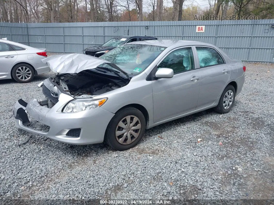 2010 Toyota Corolla Le Silver vin: 2T1BU4EE0AC250970