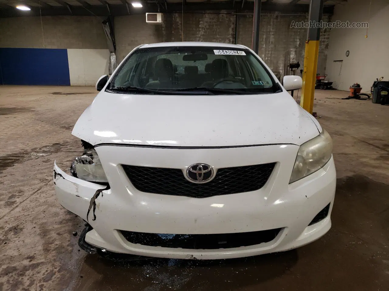 2010 Toyota Corolla Base White vin: 2T1BU4EE0AC311931