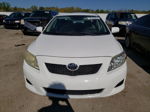 2010 Toyota Corolla Base White vin: 2T1BU4EE0AC343665