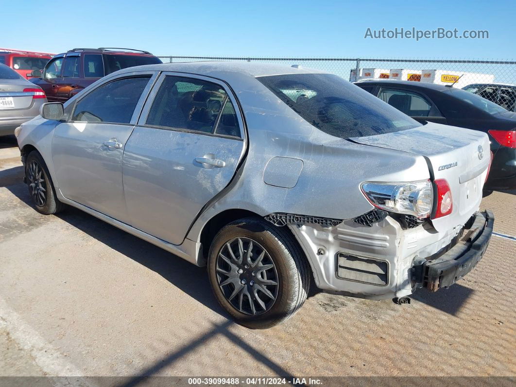 2010 Toyota Corolla Le Silver vin: 2T1BU4EE0AC378478