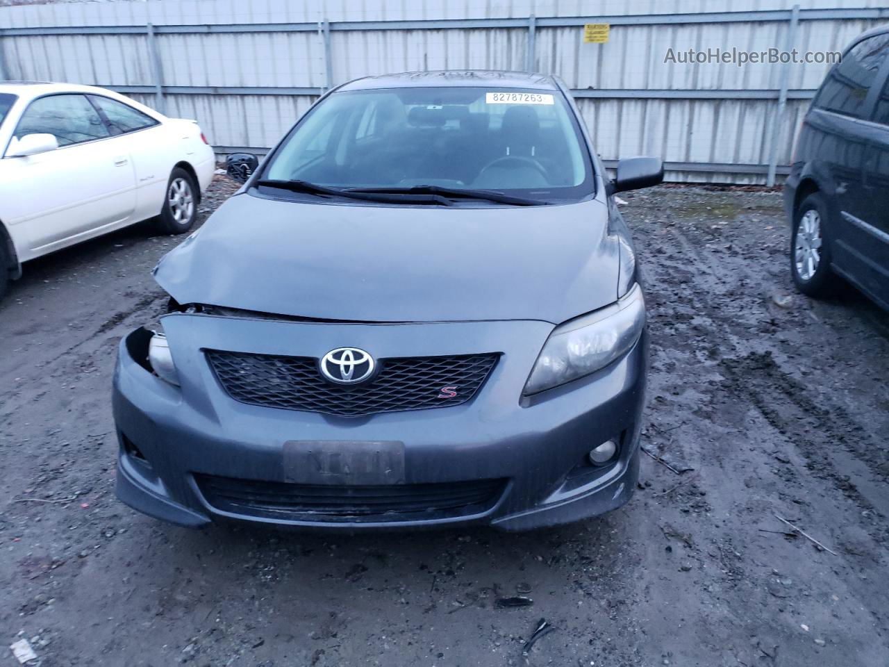 2010 Toyota Corolla Base Charcoal vin: 2T1BU4EE0AC409647