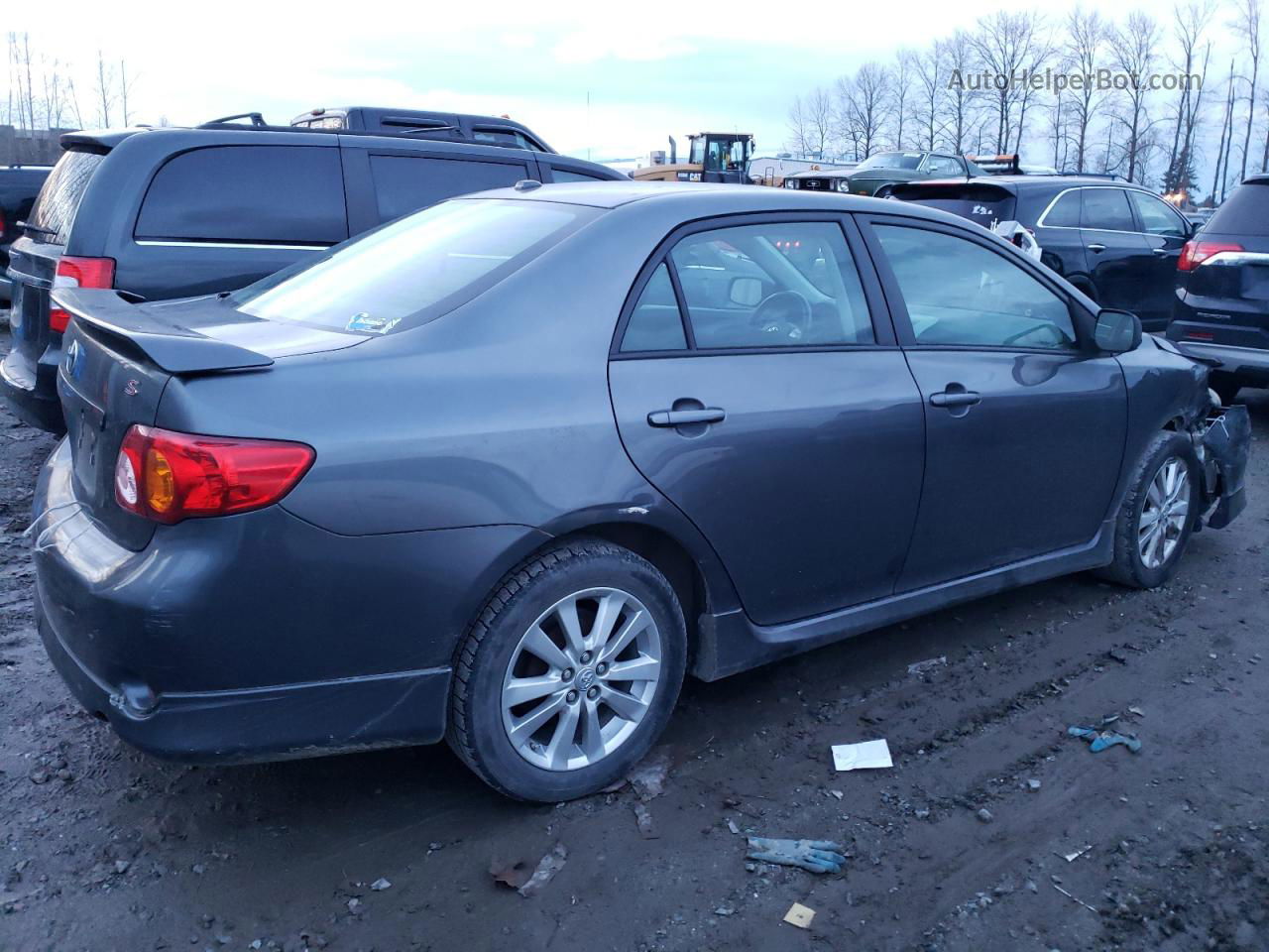 2010 Toyota Corolla Base Charcoal vin: 2T1BU4EE0AC409647