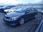 2010 Toyota Corolla Base Charcoal vin: 2T1BU4EE0AC409647