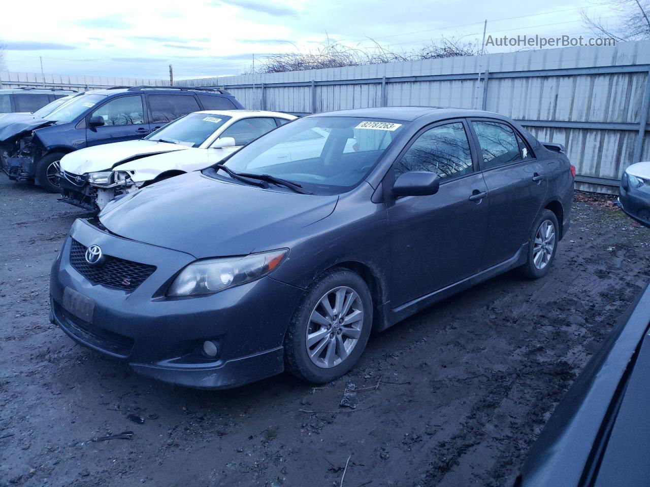 2010 Toyota Corolla Base Charcoal vin: 2T1BU4EE0AC409647