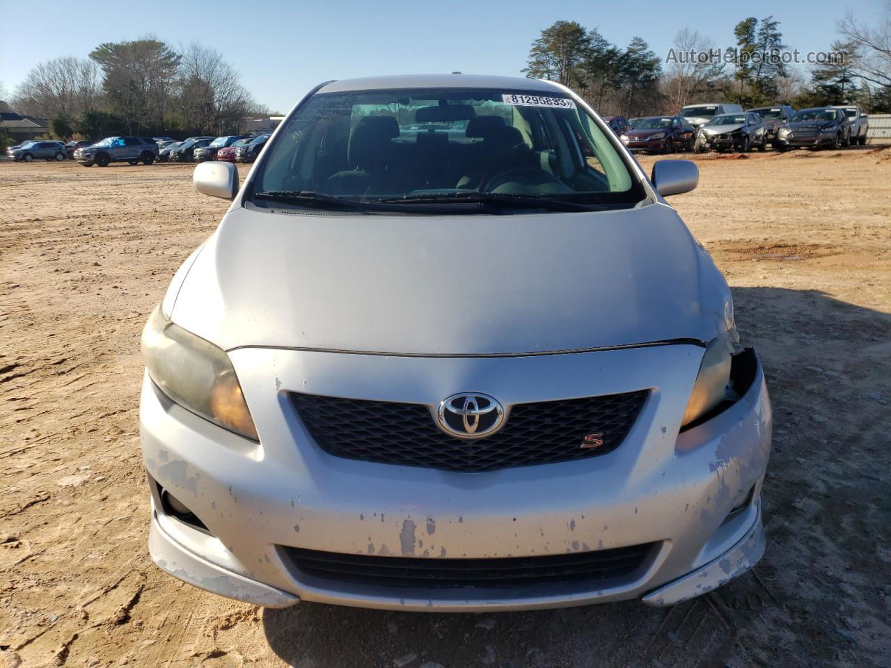 2010 Toyota Corolla Base Silver vin: 2T1BU4EE0AC487104